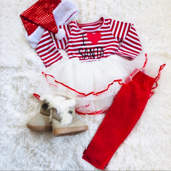 Other - I Love Santa 2pc Outfit